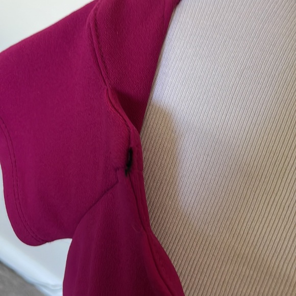 Purple Formal mid length dress with pockets. Size 11/12 - Picture 9 of 9